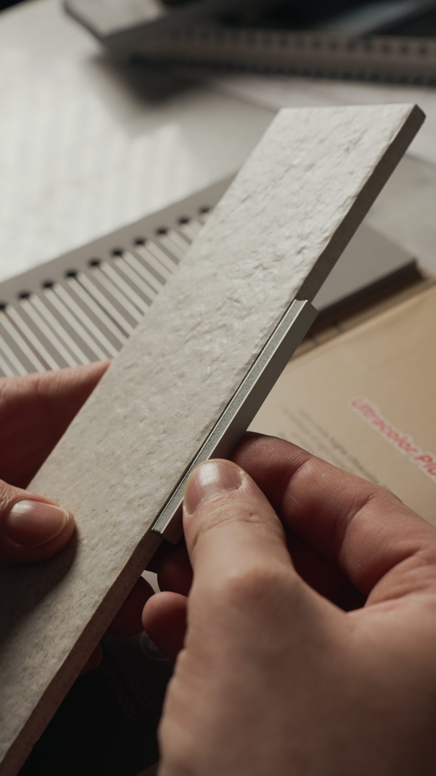 Grout matching for tiles. Design. Colours.