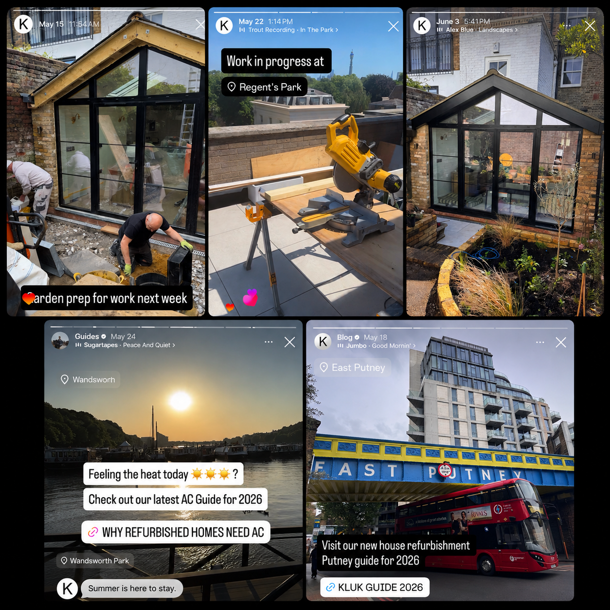 Before hiring a builder in London keep track of his social media activities